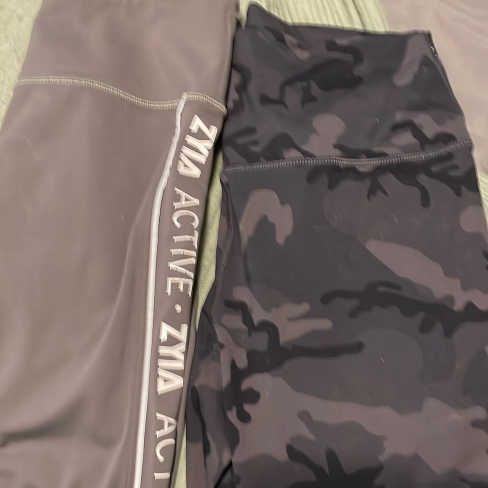 2 pairs of zyia capri leggings !